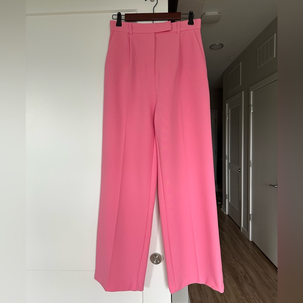 Zara Pink Wide Leg Pants